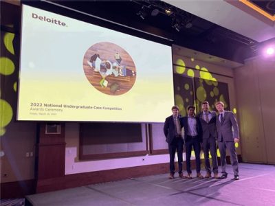Four Virginia Tech Students place 3rd overall in Deloitte National Undergraduate Case Competition